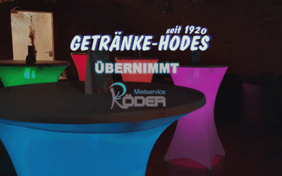 Getränke Hodes übernimmt Mietservice Röder