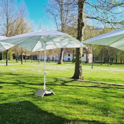 Sonnenschirm Weiß